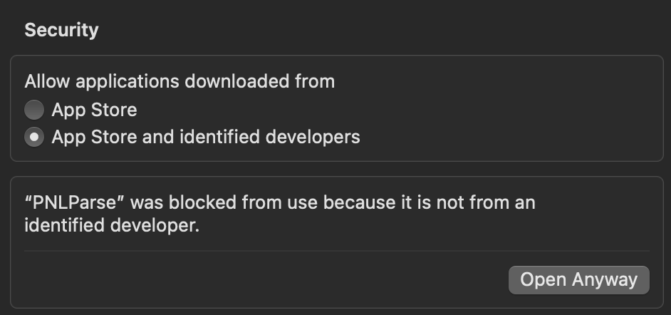macOS Security Settings